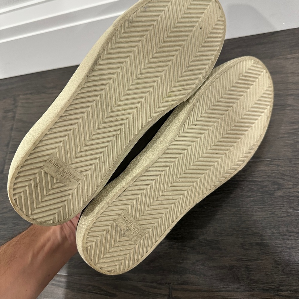 Saint Laurent court classic sneakers size 10 - Picture 8 of 9
